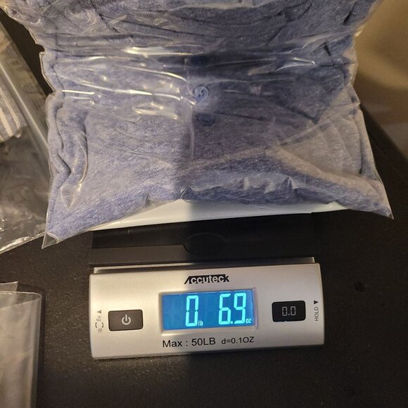 C&C California Mens Long-Sleeve Henley Shirt Blue Heather XL - Picture 6 of 6